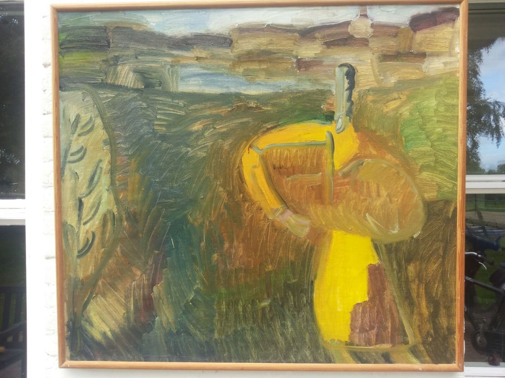 Raimondas Savickas, olieverf op doek. verkocht voor € 250!