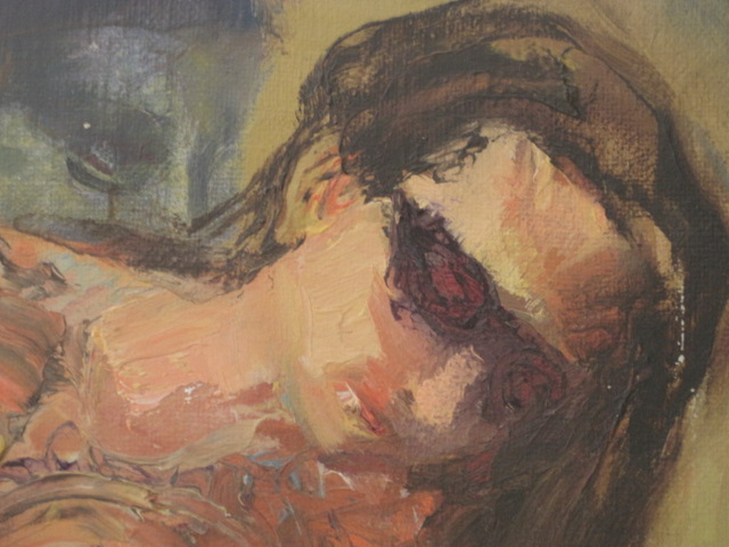 Toon Pluijmers 1910-1967 olieverf "dansen met de duivel" omstreeks 1930 kopen? Bied vanaf 1!