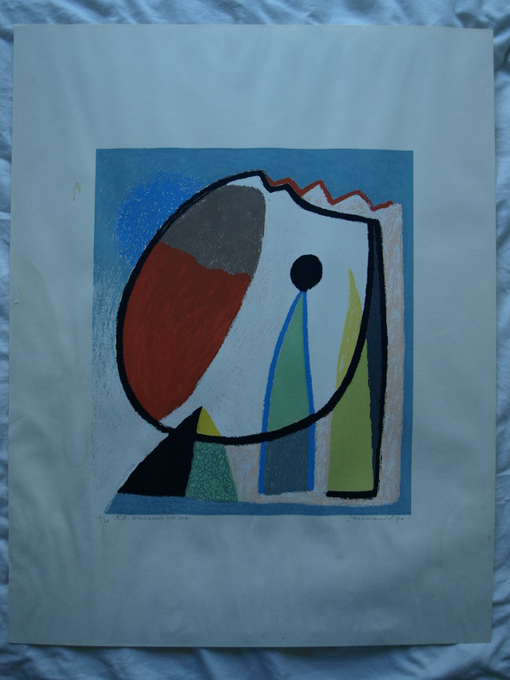 Doris Groeneveld (1938-2016) : Zeefdruk + Boek – gesigneerd –1990 –oplage 21 ex. kopen? Bied vanaf 1!