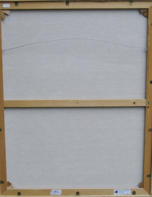 Eric Pool (1937-2012) - Acryl op doek - Hell's Angel 1994 kopen? Bied vanaf 1!