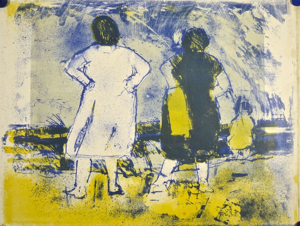 Tijmen van Grootheest: Litho. Twee vrouwen verkocht voor € 50!