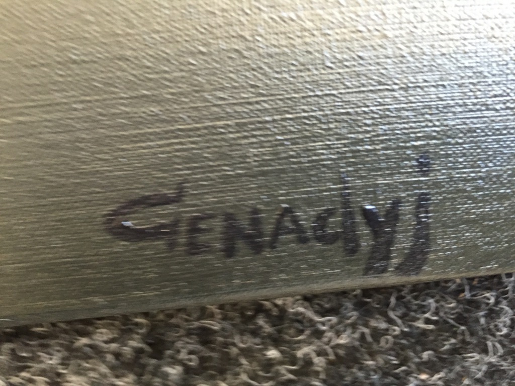 Gena Genadyj acryl op doek   De ZON kopen? Bied vanaf 100!