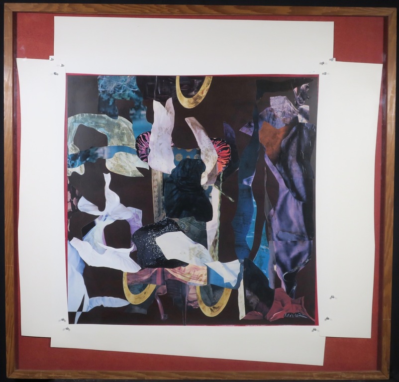 Peter Otto: Collage, Zonder titel VII - Ingelijst (Zeer groot!) kopen? Bied vanaf 100!