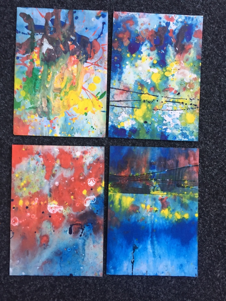 4 x THEO NIERMEIJER, Gemengde technieken/gouache op papier kopen? Bied vanaf 1!