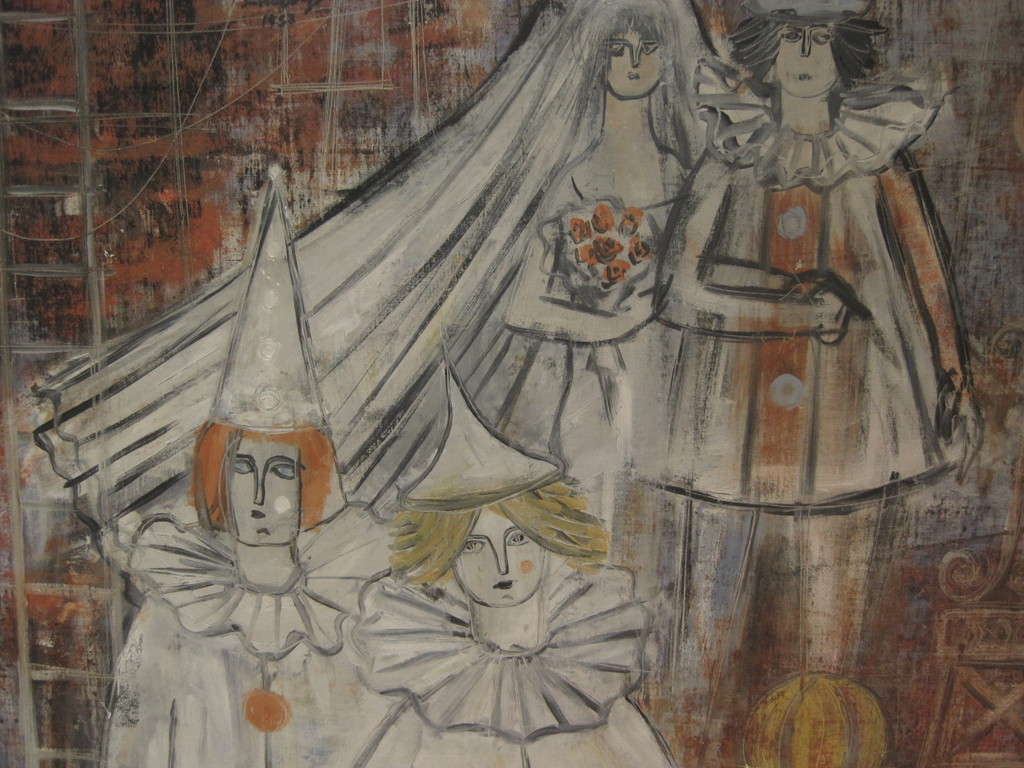 L.Dregely 1932-1990  * Hongarije * olieverf * "het Huwelijk" 1958 kopen? Bied vanaf 1!