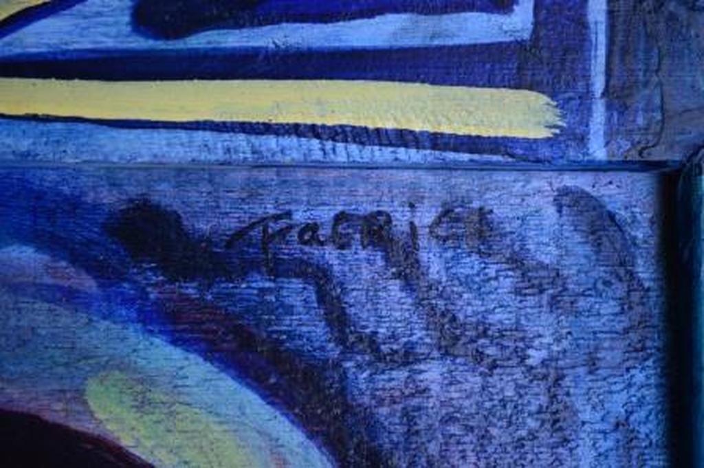 Fabrice Hund ,dé Amsterdamse Kunstenaar - TOPWERK uit 1978 -  150x76 kopen? Bied vanaf 800!