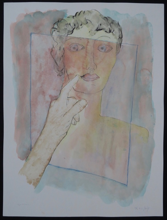 Hans Kuijs: Aquarel, Z.T. kopen? Bied vanaf 1!