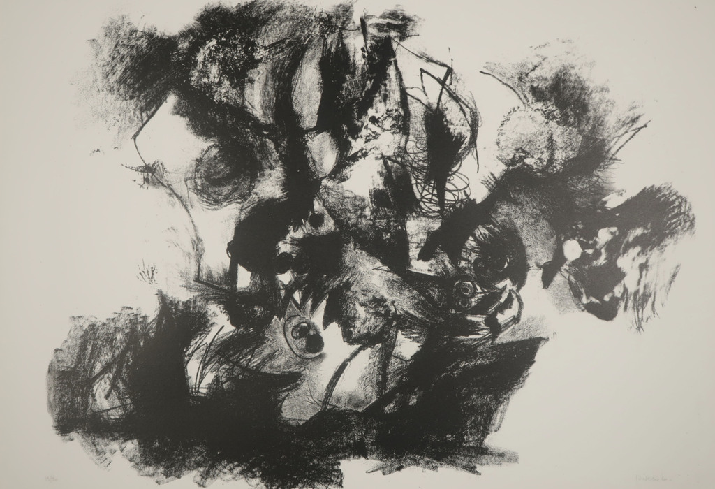 Jef Diederen: Litho, Z.T. zwart verkocht voor € 35!