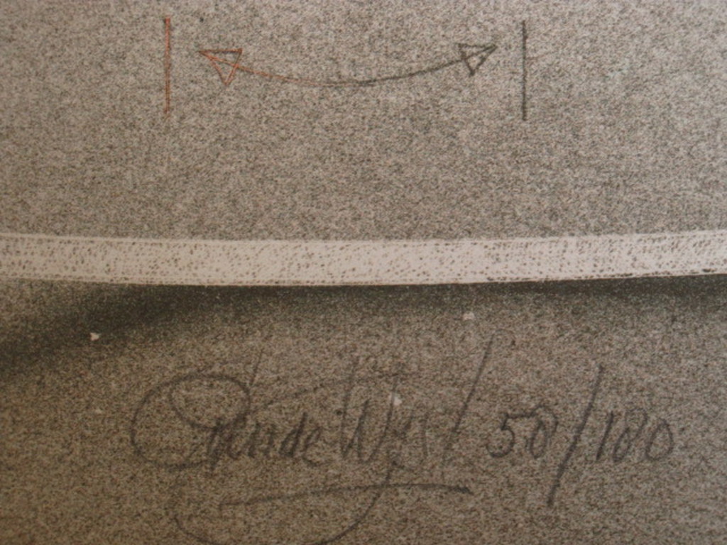 Machtig Realisme van Poen de Wijs (1948-2014)  gesigneerde  Litho "la Modella"  kopen? Bied vanaf 1!