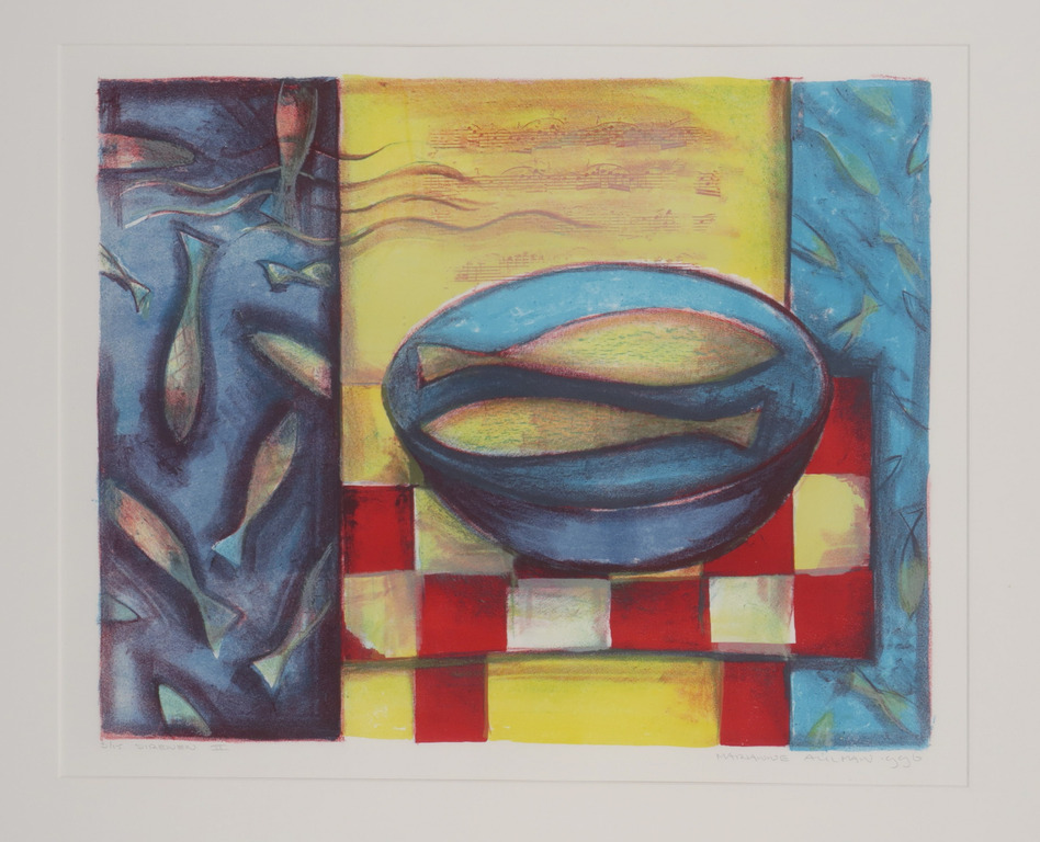 Marianne Aulman: Litho, Sirenen II - Ingelijst kopen? Bied vanaf 1!