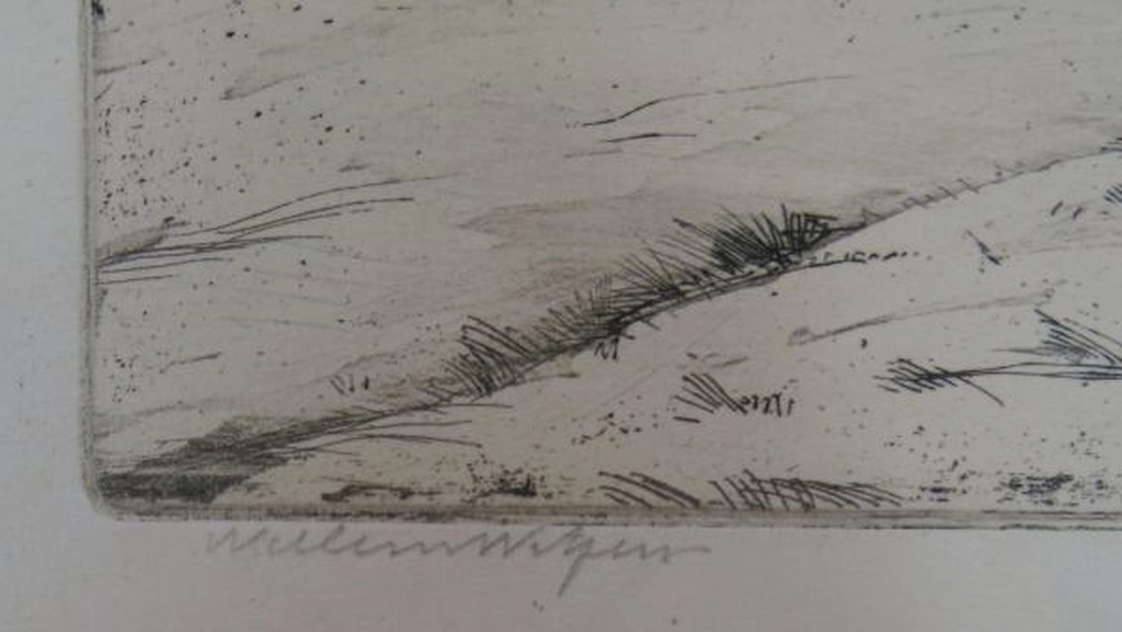 Willem Witjens: Ets, Dorpsgezicht  kopen? Bied vanaf 35!