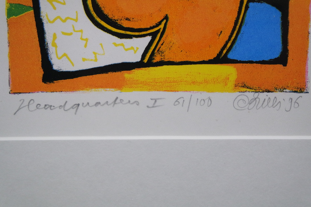 Clemens Briels (1946) - zeefdruk handgesigneerd - headquarters I kopen? Bied vanaf 115!