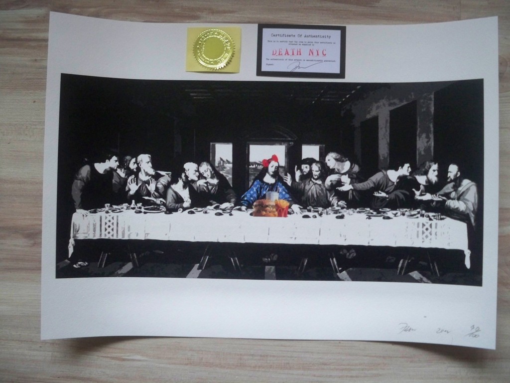 DEATH NYC - Death NYC - the last supper - large kopen? Bied vanaf 10!
