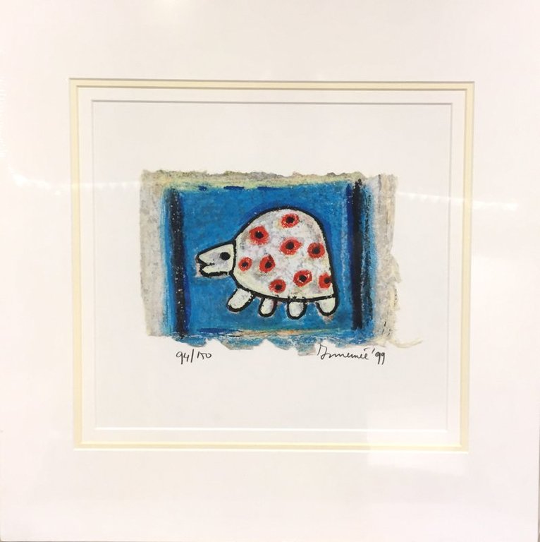 Innemee, Hans | Schildpadje, zeefdruk op handgeschept papier 94/150  kopen? Bied vanaf 40!