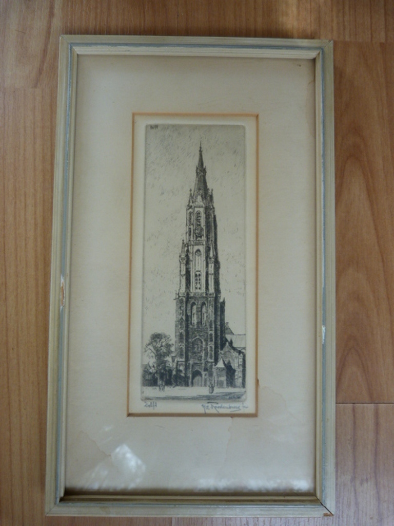 Lot H.E. Roodenburg (1895 - 1987) - Utrecht, Delft en Oude Kerkstoren Amsterdam kopen? Bied vanaf 1!