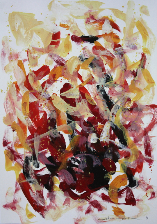 Johann van den Noort - JOHANN VAN DEN NOORT, Gouache, "Abstract 1764" kopen? Bied vanaf 45!