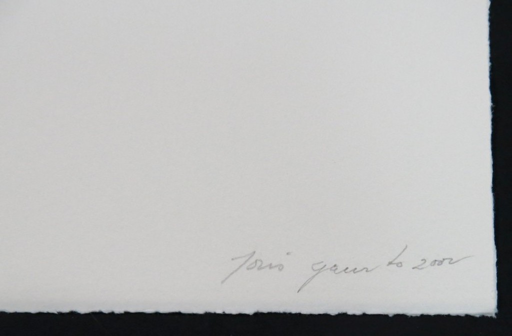 Joris Geurts: Houtsnede, Zonder Titel: Blauw en Bruin kopen? Bied vanaf 20!