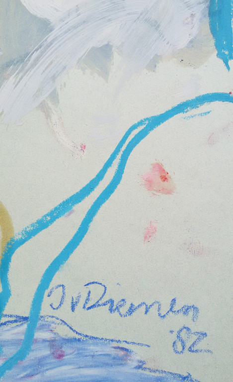 Jan van Diemen - Jan van Diemen - IJshockey, gemengde techniek op papier kopen? Bied vanaf 95!