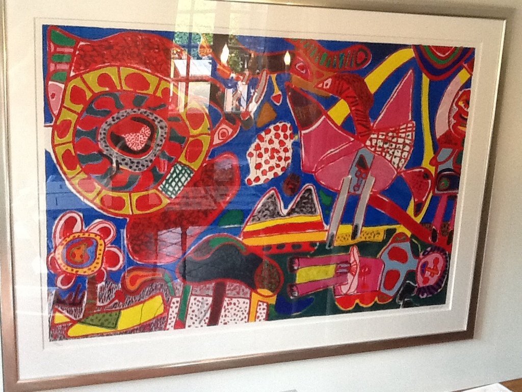 Corneille, grote kleurenlitho, Jardin des Delices  kopen? Bied vanaf 1500!