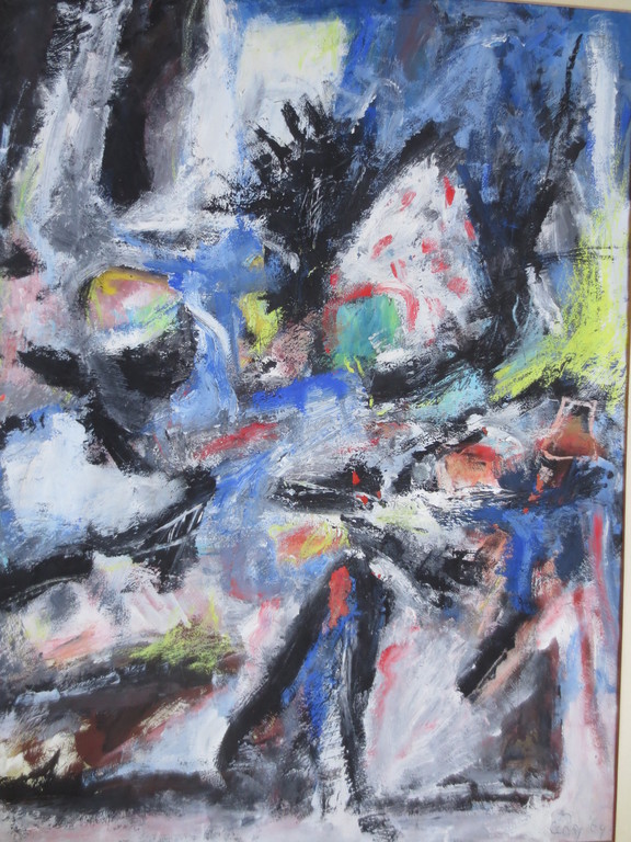 Guillaume Le Roy - Guillaume le Roy (1938-2008) Gouache Compositie 1964 kopen? Bied vanaf 120!