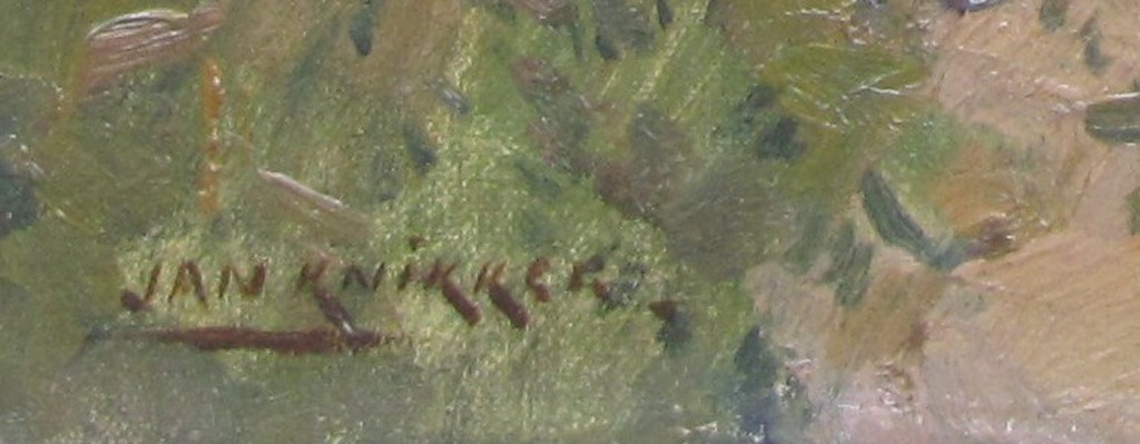 Jan Knikker sr (1889-1957), olieverf op doek, Zandpad te Loosduinen kopen? Bied vanaf 125!