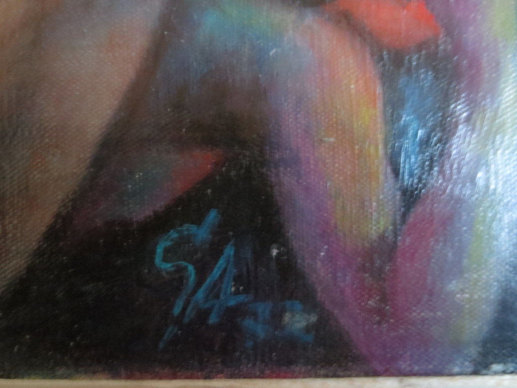 Simon Admiraal (1903-1992), olieverf op paneel, De Ontreddering 1972. kopen? Bied vanaf 70!