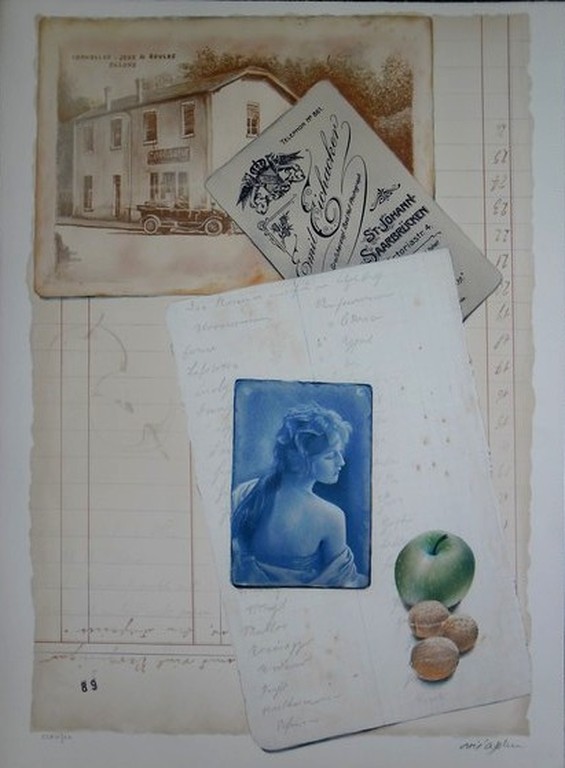 Arie Azene, Israël, grote zeefdruk genummerd en gesigneerd kopen? Bied vanaf 45!