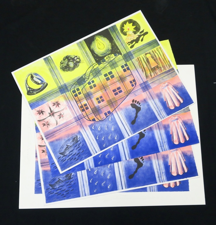 Lot van 8 werken van: Mareike Geys, Litho, Hotel terminus en save from oblivion kopen? Bied vanaf 1!