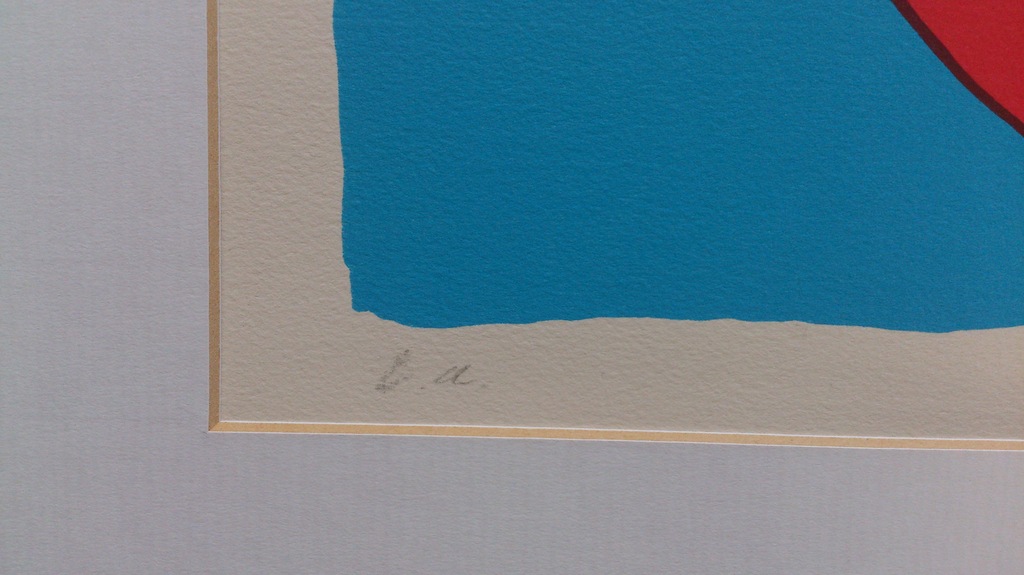 Karel Appel, kleurenlitho 1971, Oiseau et personnage kopen? Bied vanaf 650!