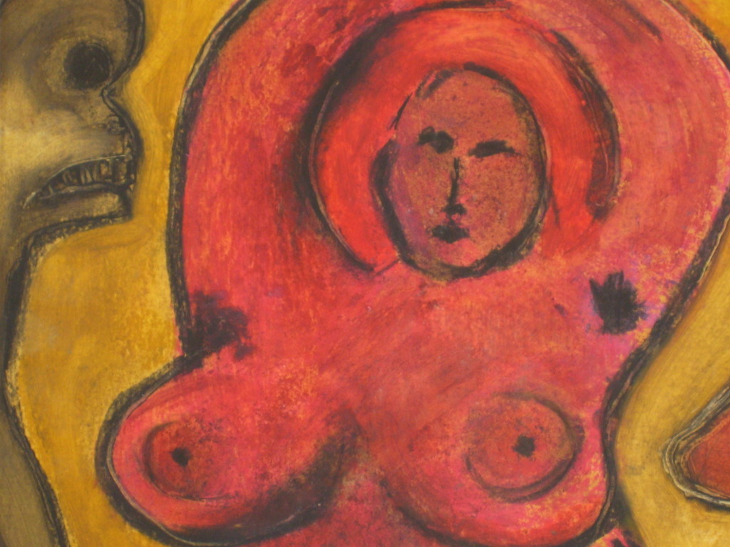 Anton Martineau (1926 - 2017). Gouache. Zittend Naakt. kopen? Bied vanaf 110!