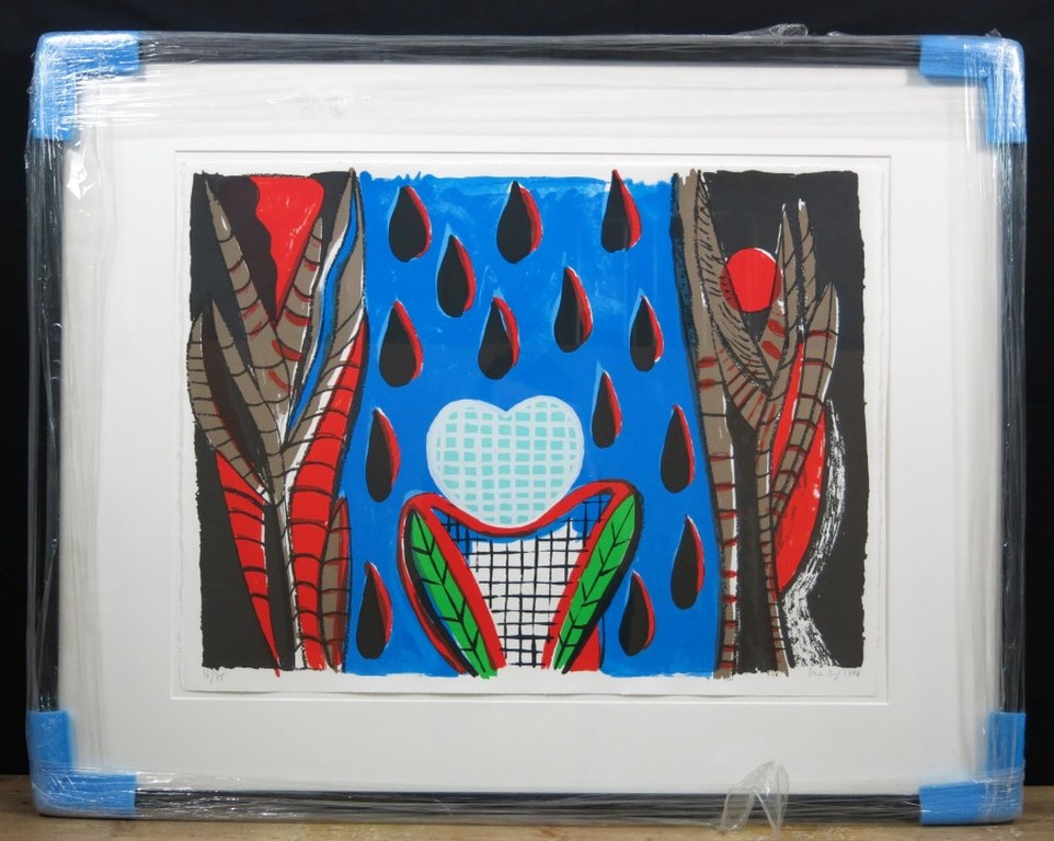 Dora Dolz: Zeefdruk, Zonder titel  - Ingelijst kopen? Bied vanaf 50!