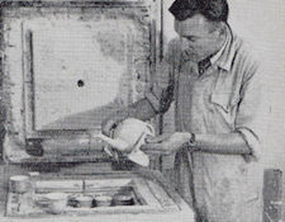 Larense School Jord van Calker (1919-) olieverf "Edam Kwakelbrug en Speeltoren"  kopen? Bied vanaf 1!