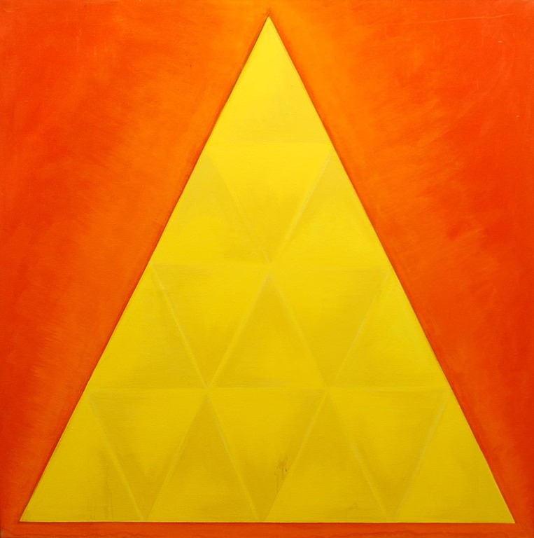 Ernst Vijlbrief, olieverf op doek, 130 cm X 130 cm verkocht voor € 160!