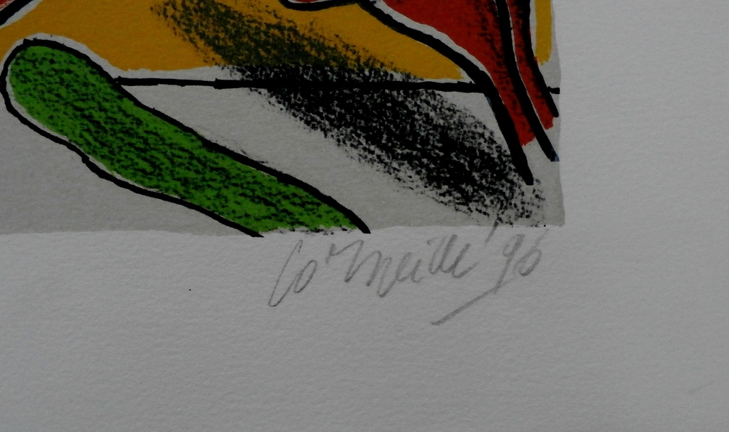 Corneille -  zeefdruk: La vie verte - 1996 kopen? Bied vanaf 225!