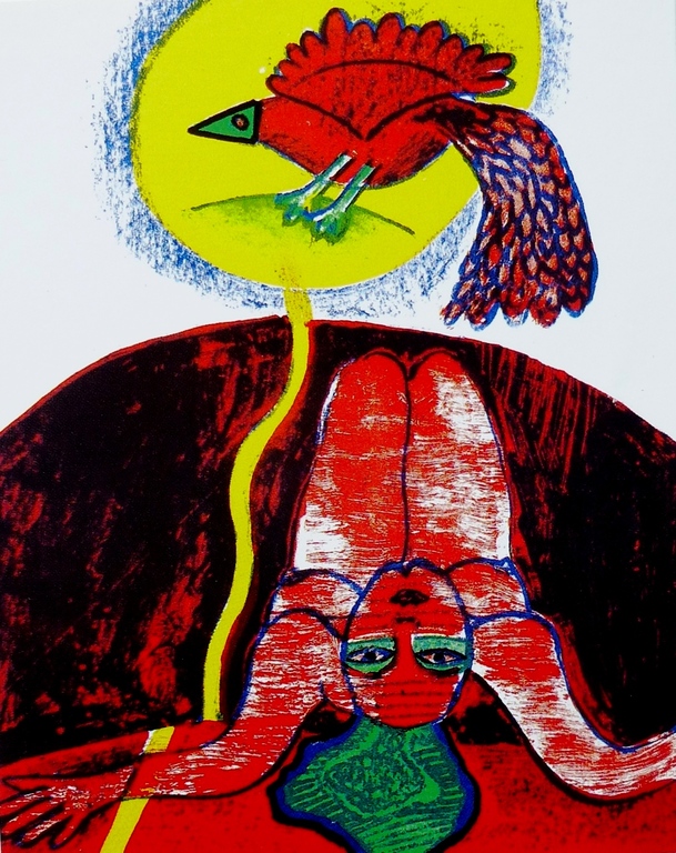 Corneille, handgesigneerde litho, 1980 kopen? Bied vanaf 1!