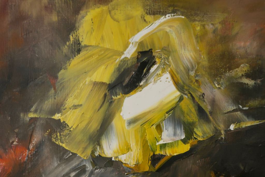 Charlotte Molenkamp: Olieverf op doek, Zonder titel - Ingelijst (Zeer groot) kopen? Bied vanaf 1750!