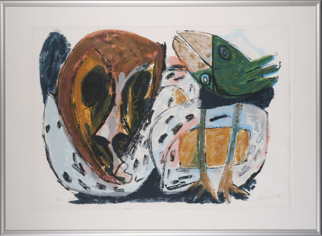 John Lie a Fo: Litho, Convention - Ingelijst (Groot) kopen? Bied vanaf 35!