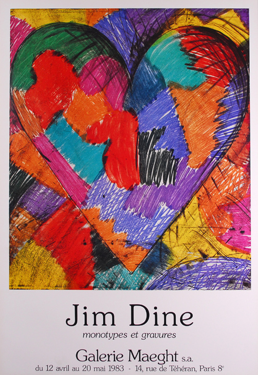 Jime Dine. Tentoonstellings offsetlitho Galerie Meaght  kopen? Bied vanaf 1!