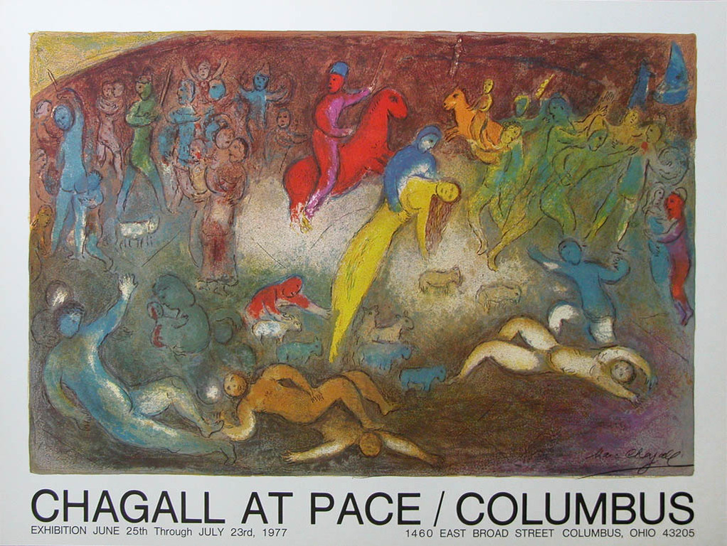 MARC CHAGALL, kleurenlitho 'Daphne et Cloë' kopen? Bied vanaf 40!