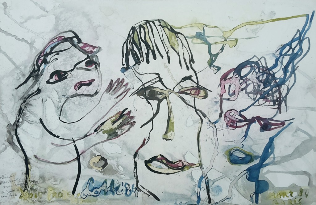 Lotti van der gaag inkt op papier 1985 verkocht voor € 350!