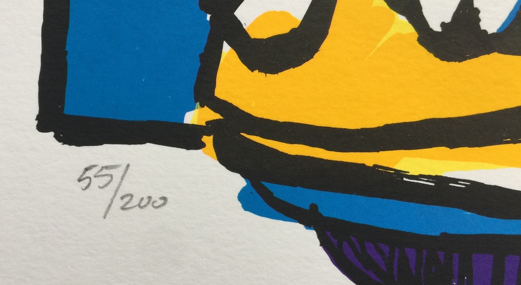 Herman Brood - VW Beetle - Originele hand gesigneerde zeefdruk kopen? Bied vanaf 1!
