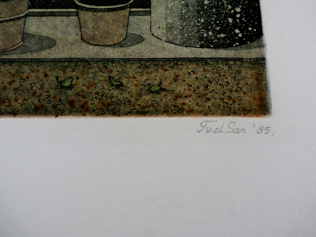 Tiny van der Sar - ets/aquatint - 1985 kopen? Bied vanaf 45!