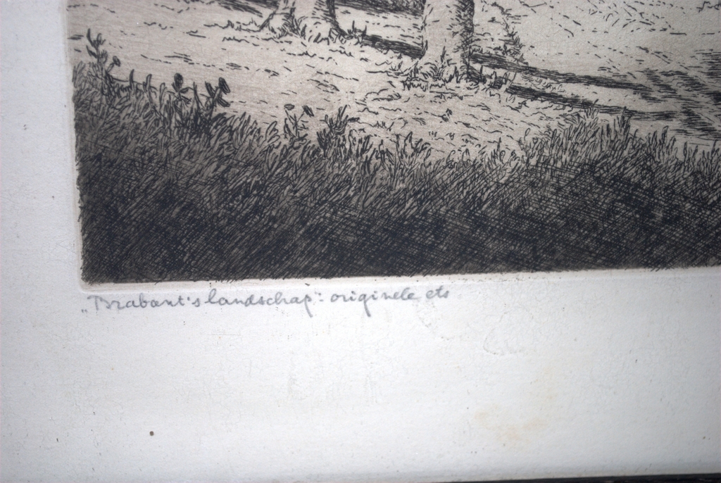 C.M.VAN DER WOERD, Brabants landschap, ETS kopen? Bied vanaf 25!
