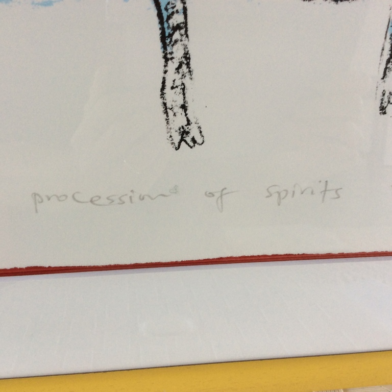 Toyin Loye - gesigneerde zeefdruk - Procession of the Spirits kopen? Bied vanaf 150!
