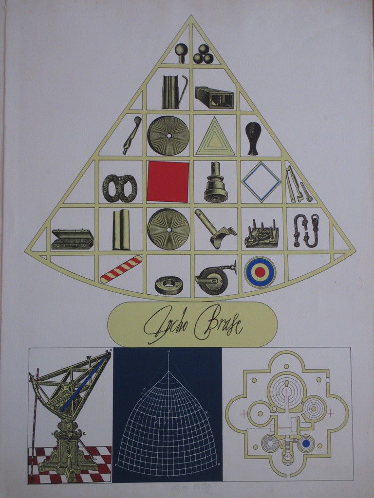 Lucio del Pezzo, Tycho Brase, Kleurenlitho kopen? Bied vanaf 60!