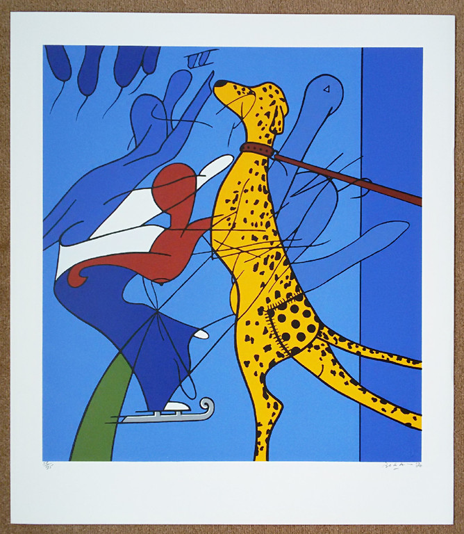 Jules Bekker - Yellow Dog, zeefdruk kopen? Bied vanaf 10!