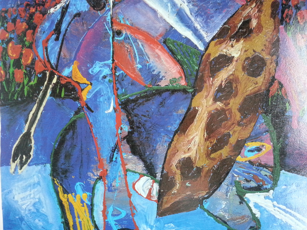 Albert Niemeyer (1951) - Zeefdruk 39/200, gesigneerd en gedateerd '89 kopen? Bied vanaf 45!