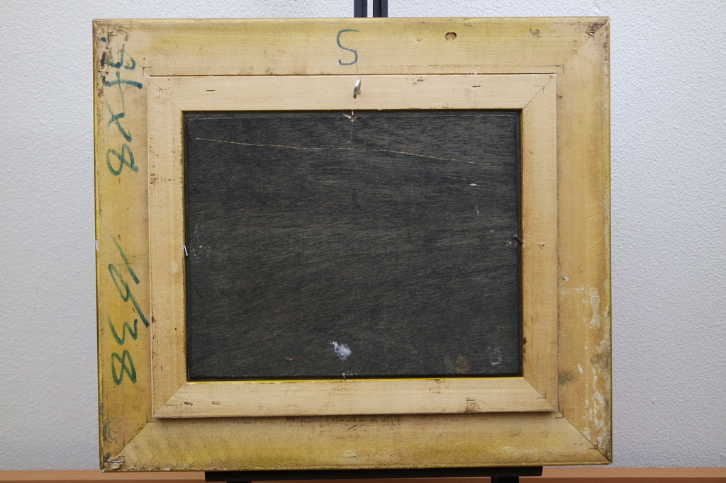 Landschap met paarden - olieverf op paneel - gesigneerd l.o. kopen? Bied vanaf 42!