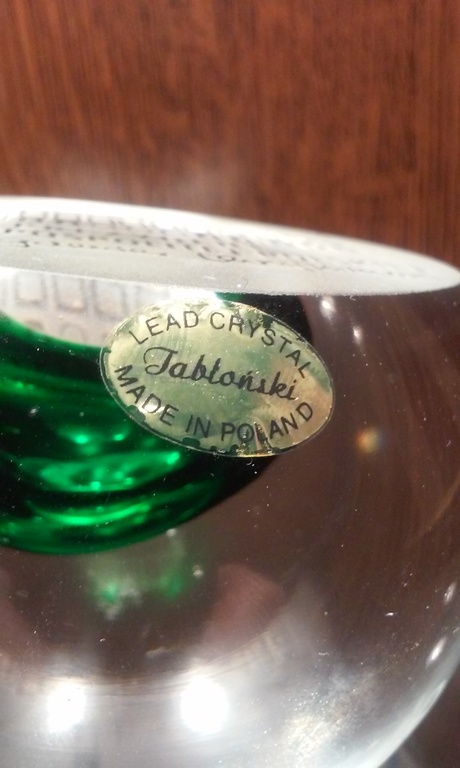 Adam Jablonski Handgemaakte kunst glas Presse-papier. kopen? Bied vanaf 1!