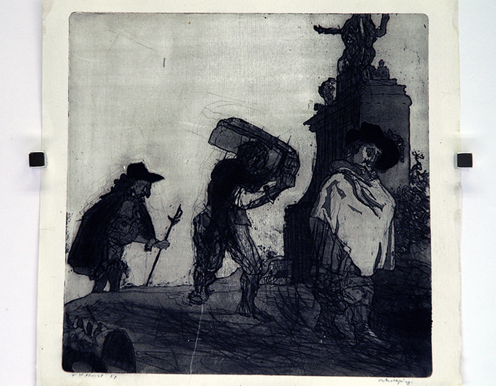 Theo van der Horst: Ontscheping - ets, 1967 kopen? Bied vanaf 20!